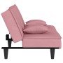 Sofá cama terciopelo rosa de , Sofás - Ref: Foro24-351910, Precio: 227,66 €, Descuento: %