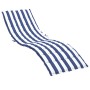 Cojín de tumbona tela Oxford a rayas azul y blanco de , Cojines para sillas y sofás - Ref: Foro24-361443, Precio: 47,77 €, De...