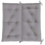 Cojín de banco de jardín tela Oxford gris 100x(50+50)x7cm de , Cojines para sillas y sofás - Ref: Foro24-314993, Precio: 36,1...