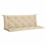 Cojín de banco de jardín tela Oxford beige 150x(50+50)x7 cm de , Cojines para sillas y sofás - Ref: Foro24-315019, Precio: 54...