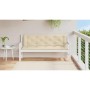Cojín de banco de jardín tela Oxford beige 150x(50+50)x7 cm de , Cojines para sillas y sofás - Ref: Foro24-315019, Precio: 54...