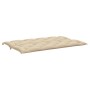 Cojín de banco de jardín tela Oxford beige 150x(50+50)x7 cm de , Cojines para sillas y sofás - Ref: Foro24-315019, Precio: 54...
