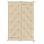 Cojín de banco de jardín tela Oxford beige 150x(50+50)x7 cm de , Cojines para sillas y sofás - Ref: Foro24-315019, Precio: 54...