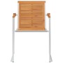 Sillas de jardín con cojines 2 uds madera maciza acacia y acero de , Sillas de jardín - Ref: Foro24-3061495, Precio: 259,16 €...
