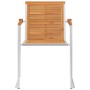 Sillas de jardín con cojines 2 uds madera maciza acacia y acero de , Sillas de jardín - Ref: Foro24-3061488, Precio: 240,11 €...