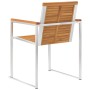 Sillas de jardín con cojines 2 uds madera maciza acacia y acero de , Sillas de jardín - Ref: Foro24-3061512, Precio: 264,07 €...