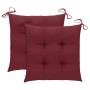 Sillas de jardín con cojines 2 uds madera maciza acacia y acero de , Sillas de jardín - Ref: Foro24-3061512, Precio: 264,07 €...