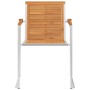 Sillas de jardín con cojines 2 uds madera maciza acacia y acero de , Sillas de jardín - Ref: Foro24-3061497, Precio: 261,17 €...