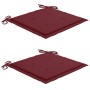 Sillas de jardín con cojines 2 uds madera maciza acacia y acero de , Sillas de jardín - Ref: Foro24-3061497, Precio: 261,17 €...