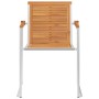 Sillas de jardín con cojines 2 uds madera maciza acacia y acero de , Sillas de jardín - Ref: Foro24-3061506, Precio: 259,06 €...