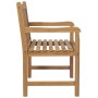 Sillas de jardín 2 uds madera maciza de teca con cojines verdes de , Sillas de jardín - Ref: Foro24-3062750, Precio: 294,32 €...