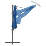 Sombrilla voladiza con poste de acero azul celeste 300 cm de vidaXL, Sombrillas - Ref: Foro24-46999, Precio: 95,15 €, Descuen...
