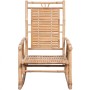 Silla mecedora con cojín bambú de , Sillas de jardín - Ref: Foro24-3063917, Precio: 124,48 €, Descuento: %