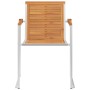 Sillas de jardín con cojines 2 uds madera maciza acacia y acero de , Sillas de jardín - Ref: Foro24-3061510, Precio: 235,74 €...