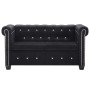 Chesterfield sofá de 2 plazas de terciopelo 146x75x72 cm negro de , Sofás - Ref: Foro24-247137, Precio: 520,03 €, Descuento: %