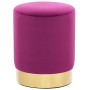 Taburete de terciopelo morado y dorado de , Taburetes y sillas plegables - Ref: Foro24-249837, Precio: 48,00 €, Descuento: %