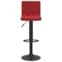 Taburetes de cocina 2 unidades terciopelo rojo tinto de , Taburetes de cocina - Ref: Foro24-333737, Precio: 129,77 €, Descuen...