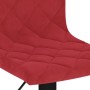 Taburetes de cocina 2 unidades terciopelo rojo tinto de , Taburetes de cocina - Ref: Foro24-333737, Precio: 129,77 €, Descuen...