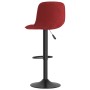 Taburetes de cocina 2 unidades terciopelo rojo tinto de , Taburetes de cocina - Ref: Foro24-333997, Precio: 128,56 €, Descuen...