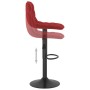 Taburetes de cocina 2 unidades terciopelo rojo tinto de , Taburetes de cocina - Ref: Foro24-333997, Precio: 128,56 €, Descuen...