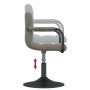 Sillas de comedor giratorias 2 uds de terciopelo gris claro de , Sillas de comedor - Ref: Foro24-334617, Precio: 132,10 €, De...