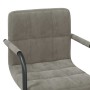 Sillas de comedor giratorias 2 uds de terciopelo gris claro de , Sillas de comedor - Ref: Foro24-334617, Precio: 132,10 €, De...