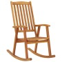 Silla mecedora con cojines madera maciza de acacia de , Sillas de jardín - Ref: Foro24-3064185, Precio: 203,10 €, Descuento: %