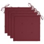 Sillas comedor de jardín 3 uds madera maciza acacia y cojines de , Sillas de jardín - Ref: Foro24-3064437, Precio: 283,14 €, ...
