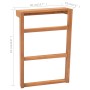 Toalleros 2 unidades madera maciza de teca de vidaXL, Toalleros - Ref: Foro24-325278, Precio: 84,57 €, Descuento: %