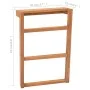 Toalleros 2 unidades madera maciza de teca de vidaXL, Toalleros - Ref: Foro24-325278, Precio: 82,70 €, Descuento: %