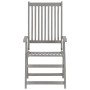 Sillas reclinables jardín y cojines 2 uds madera maciza acacia de , Sillas de jardín - Ref: Foro24-3064712, Precio: 161,47 €,...