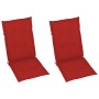 Sillas reclinables jardín y cojines 2 uds madera maciza acacia de , Sillas de jardín - Ref: Foro24-3064704, Precio: 172,58 €,...