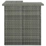 Set de bar para jardín 4 piezas y cojines ratán sintético gris de , Conjuntos de jardín - Ref: Foro24-3064924, Precio: 402,62...