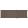 Tumbona con cojín gris taupé madera de pino impregnada de , Tumbonas - Ref: Foro24-3065917, Precio: 153,77 €, Descuento: %