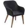 Juego de comedor para jardín 5 piezas negro de , Conjuntos de jardín - Ref: Foro24-3067732, Precio: 507,24 €, Descuento: %