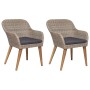Juego de comedor para jardín de 3 piezas marrón de , Conjuntos de jardín - Ref: Foro24-3068719, Precio: 352,90 €, Descuento: %