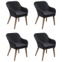 Juego de comedor para jardín 5 piezas negro de , Conjuntos de jardín - Ref: Foro24-3068773, Precio: 568,25 €, Descuento: %