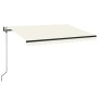 Toldo automático con LED y sensor de viento crema 350x250 cm de , Toldos - Ref: Foro24-3069092, Precio: 540,85 €, Descuento: %