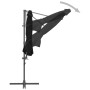 Sombrilla voladiza con poste de acero negro 300 cm de vidaXL, Sombrillas - Ref: Foro24-46998, Precio: 94,69 €, Descuento: %