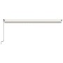 Toldo automático con LED sensor de viento crema 500x350 cm de , Toldos - Ref: Foro24-3069232, Precio: 747,54 €, Descuento: %