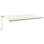 Toldo retráctil automático crema 600x350 cm de , Toldos - Ref: Foro24-3069247, Precio: 766,10 €, Descuento: %