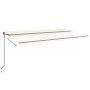 Toldo retráctil automático crema 600x350 cm de , Toldos - Ref: Foro24-3069247, Precio: 766,10 €, Descuento: %