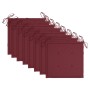 Sillas de jardín 8 uds madera maciza teca cojines rojo tinto de , Sillas de jardín - Ref: Foro24-3073067, Precio: 1,00 €, Des...