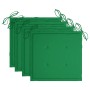 Sillas de jardín y cojines 4 unidades madera maciza de acacia de , Sillas de jardín - Ref: Foro24-3078475, Precio: 459,74 €, ...