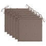 Sillas de jardín y cojines 6 unidades madera maciza de acacia de , Sillas de jardín - Ref: Foro24-3078505, Precio: 681,87 €, ...