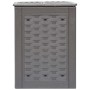 Compostador de jardín marrón plástico ratán 60x60x83 cm 300 L de , Compostadores - Ref: Foro24-45681, Precio: 79,61 €, Descue...