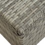 Caja de almacenaje de jardín ratán sintético gris 200x50x60 cm de , Cajas de almacenaje para exteriores - Ref: Foro24-46476, ...