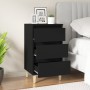 Mesita de noche madera contrachapada negro 40x35x70 cm de , Mesitas de noche - Ref: Foro24-819661, Precio: 55,88 €, Descuento: %