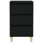 Mesita de noche madera contrachapada negro 40x35x70 cm de , Mesitas de noche - Ref: Foro24-819661, Precio: 55,88 €, Descuento: %
