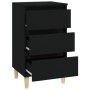 Mesita de noche madera contrachapada negro 40x35x70 cm de , Mesitas de noche - Ref: Foro24-819661, Precio: 55,88 €, Descuento: %